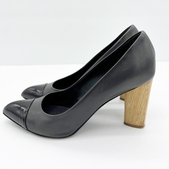 Yves Saint Laurent Wood Block Heels - Picture 6 of 10